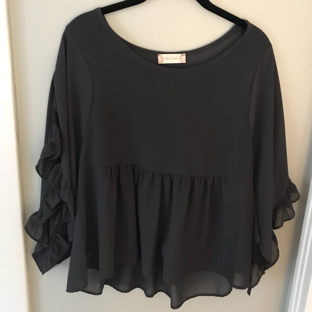 Altar’d State Ruffle Sleeve Top